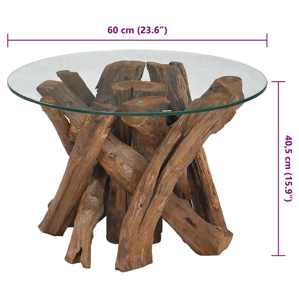 Isola Teak Wood - 60cm Handmade