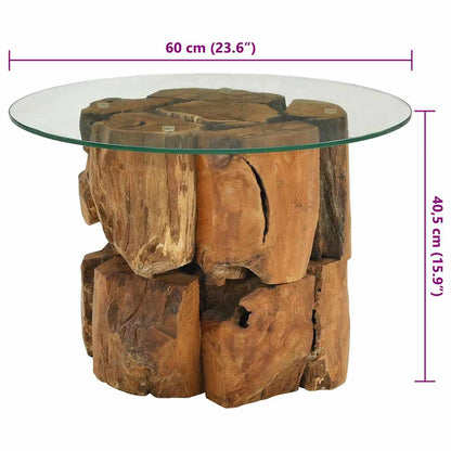 Isola Teak Wood - 60cm Handmade