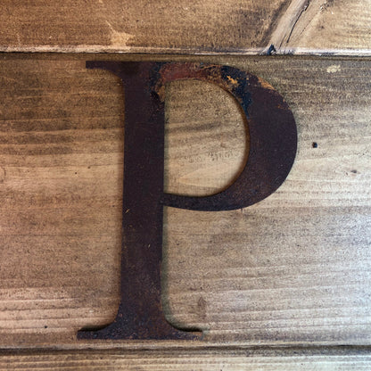 5" Classic Font Rusty Metal Alphabet Letters A-Z 0-9