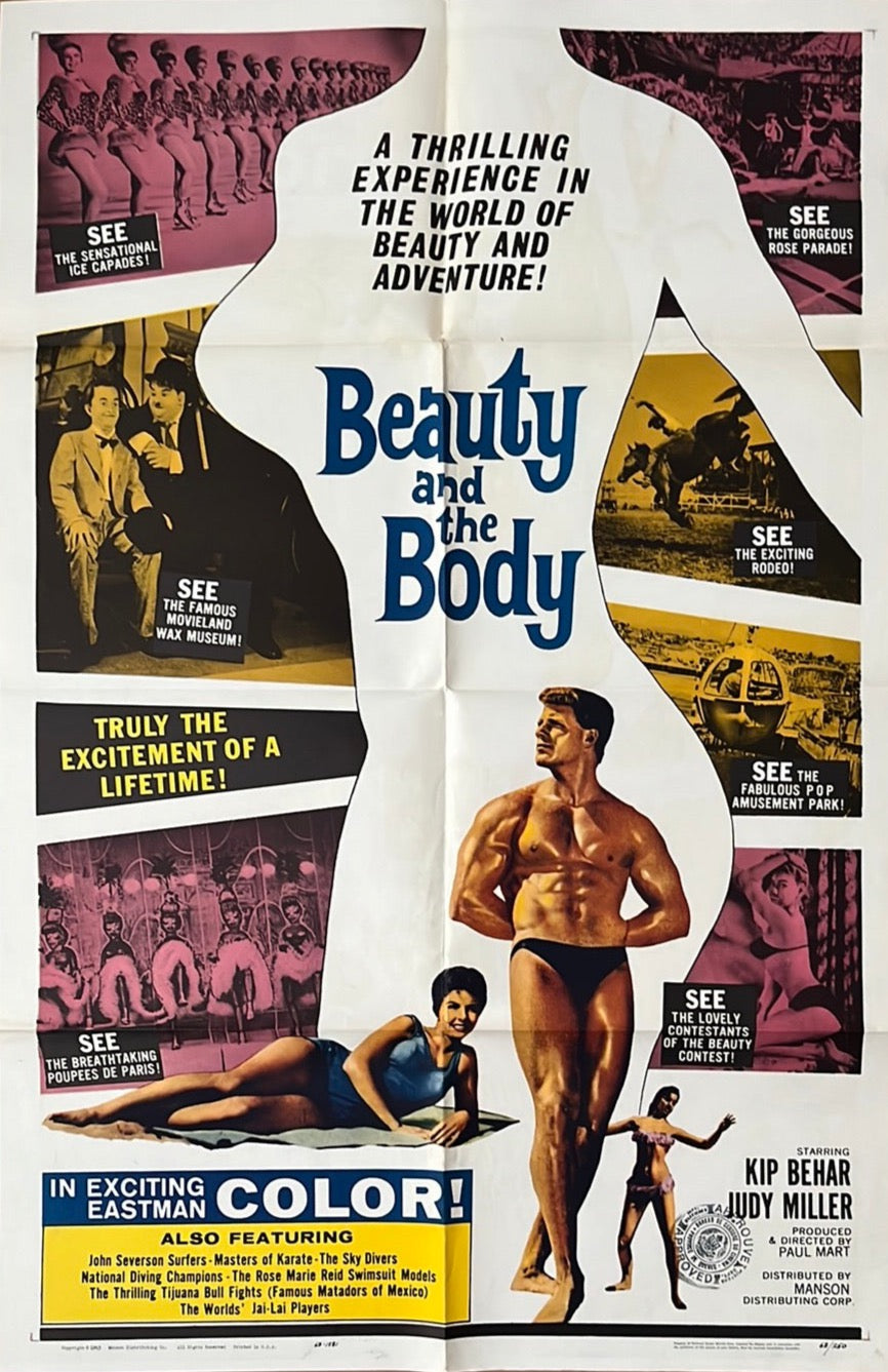 Beauty And The Body (1963) Original US One Sheet Cinema Poster
