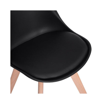 Jamie Halo Round Dining Table Set with 4 Chairs