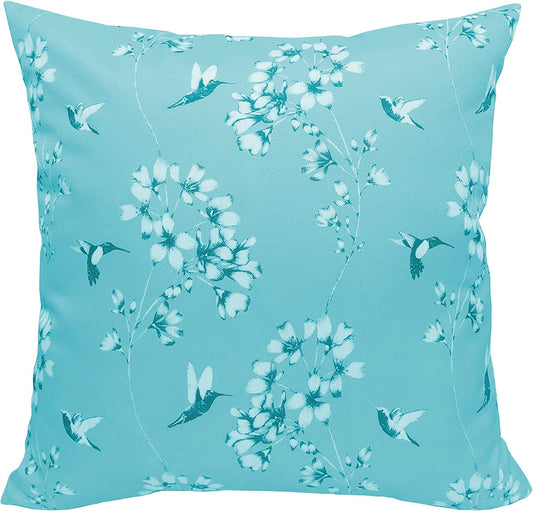 OLIVIA ROCCO Jardin Duckegg Waterproof Outdoor Cushion Covers 17x17 Inches 43x43 CM Water Resistant for Patio Garden Beach Indoor Use
