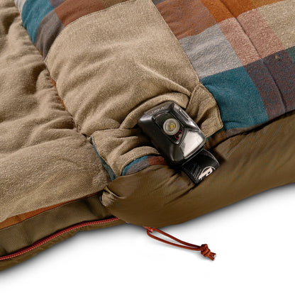 KELTY WAYBACK 20 DEG BURNT OLIVE (ORGANIC FLANNEL & CIRROLOFT ECO)