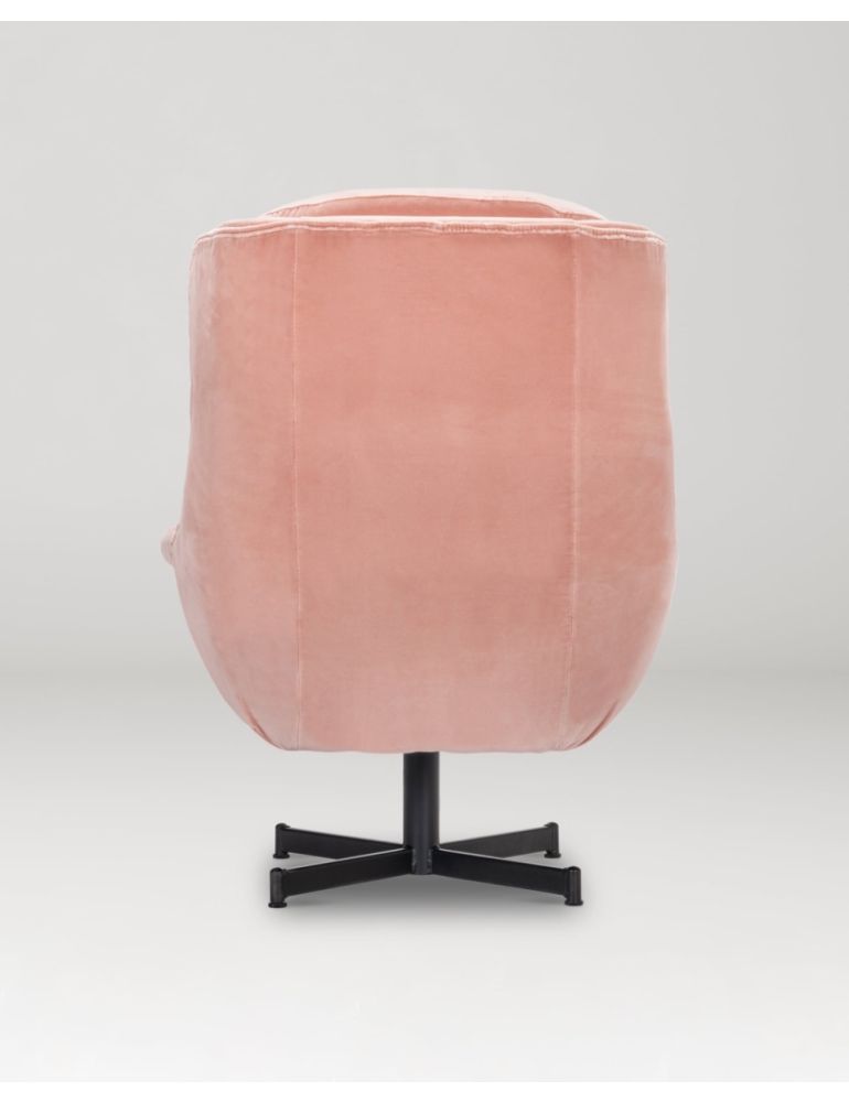 John Swivel Chair - Muted Clay Cotton Velvet