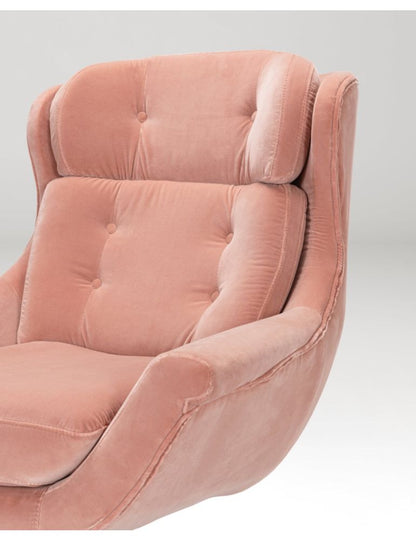 John Swivel Chair - Muted Clay Cotton Velvet