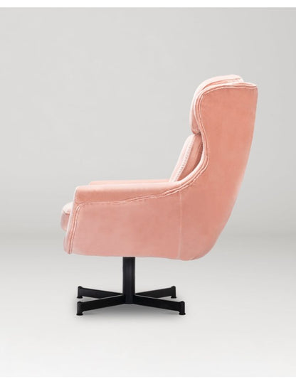 John Swivel Chair - Muted Clay Cotton Velvet