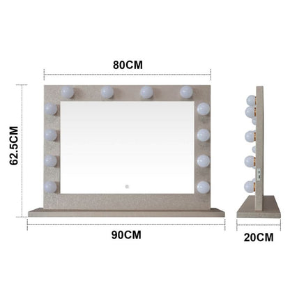 Jolie Gold Hollywood Mirror 80 x 60cm