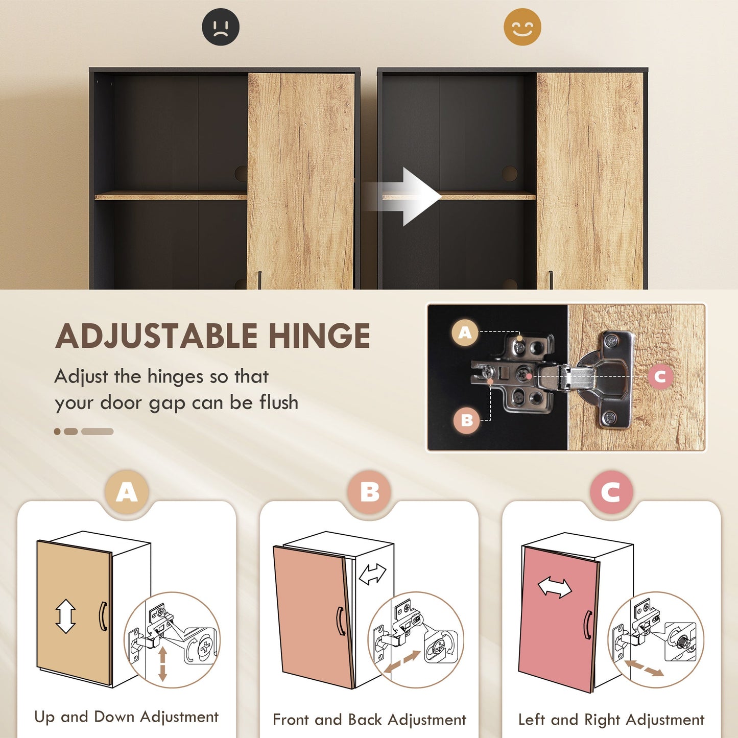 HOMCOM Tall Kitchen Cupboard, Freestanding Kitchen Pantry Cabinet with Adjustable Shelves, Drawers and Soft Close Door, 160cm