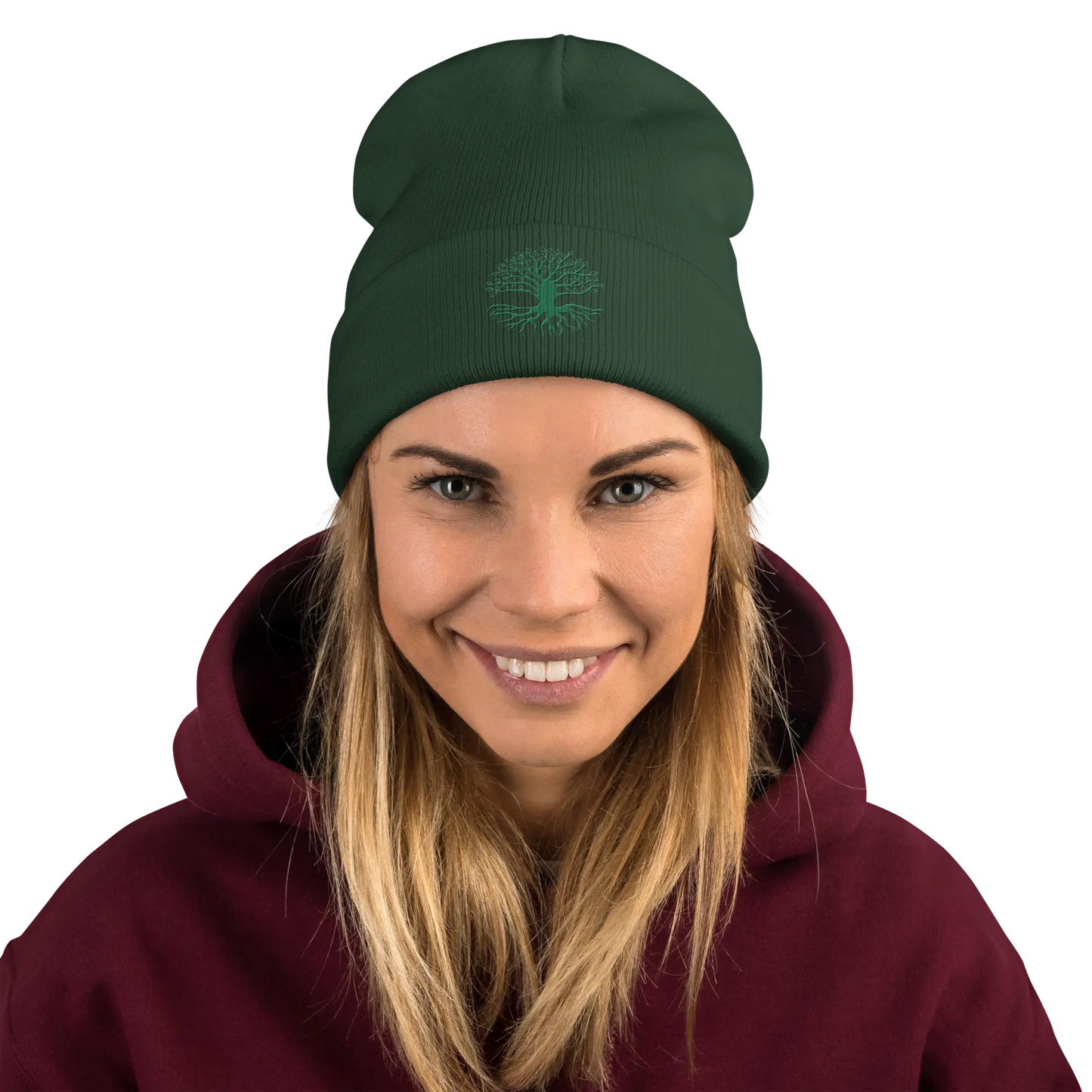 Roots Embroidered Beanie