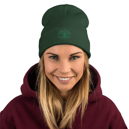 Roots Embroidered Beanie