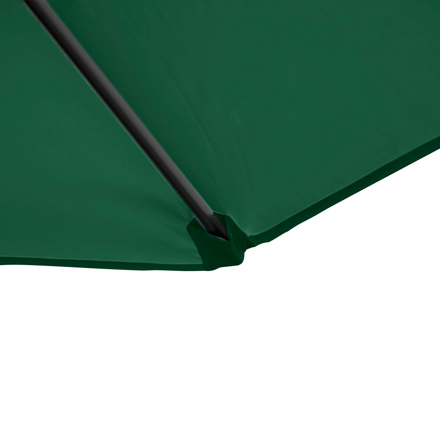 Outsunny 2.5M Garden Cantilever Parasol, Offset Roma Patio Umbrella Hanging Sun Shade Canopy Shelter with 360\'c2\'b0 Rotation and Cross Base, Green