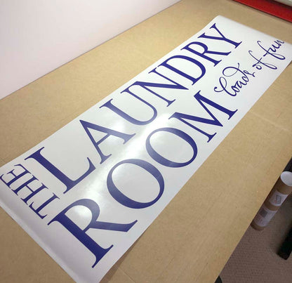 Laundry Room Decal Quote
