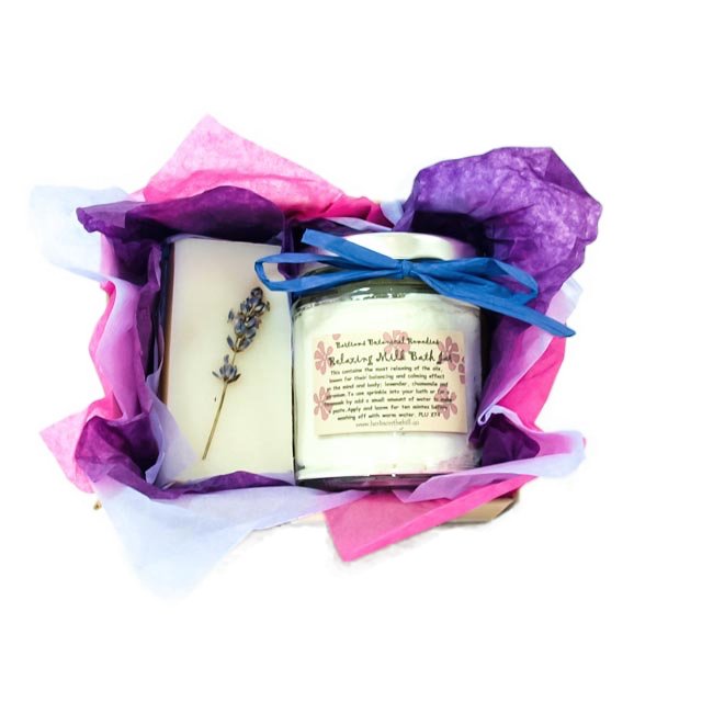 Lavender Salt & Soap Box