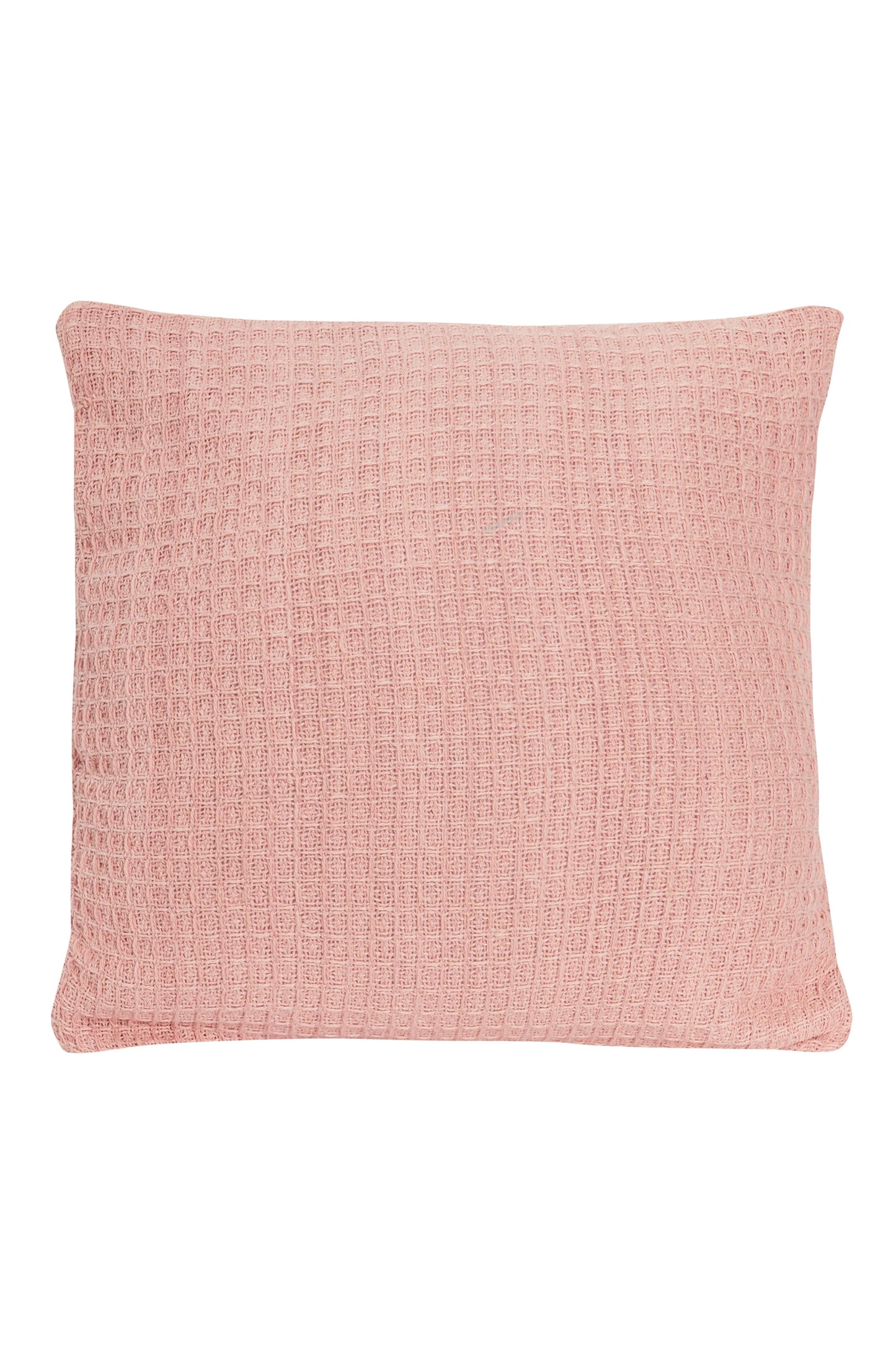 OLIVIA ROCCO Lisbon Pure Indian Cotton Handwoven Honeycomb Cushion Covers Indoor Outdoor Use 17x17 and 24x24 Grey Ochre Navy Teal Pink Silver