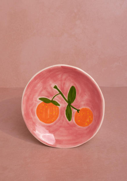 Peaches and Keen Plates After Matisse  - Set of 4