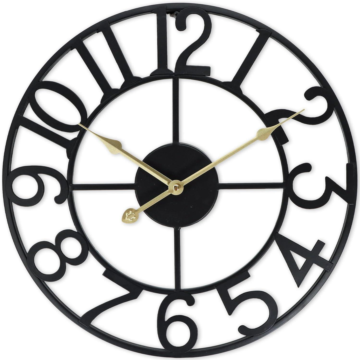40CM NUMBERS METAL CLOCK