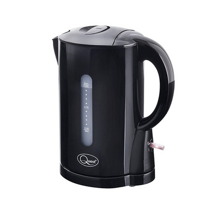 Quest 1L Portable Electric Cordless Jug Kettle - Black 35039