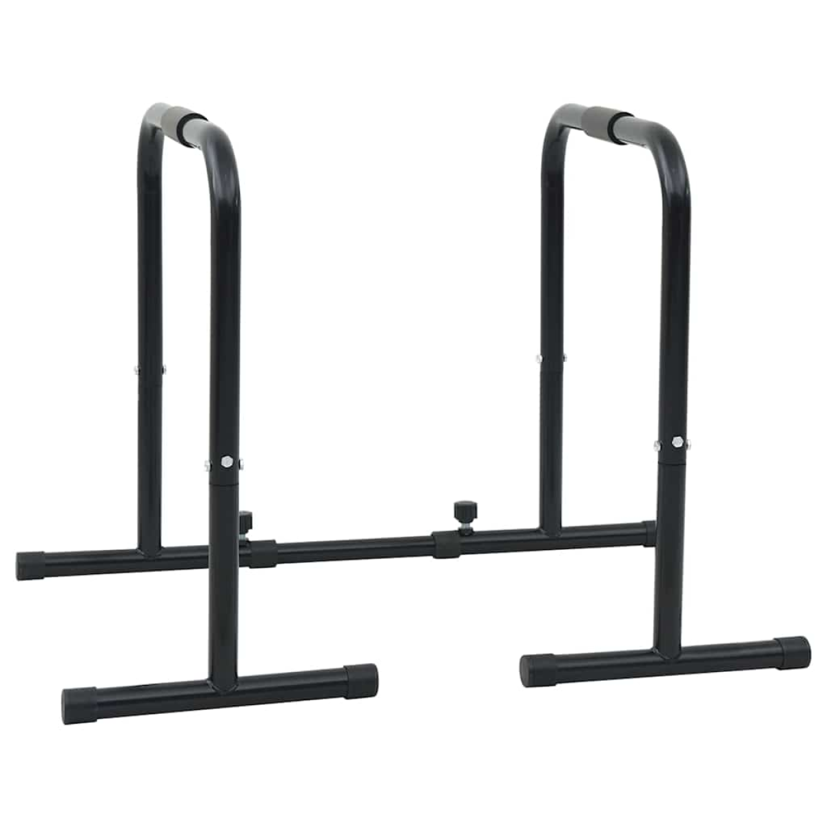 vidaXL Dip Bar Manual Black 116 x 66 x 74.5 cm Powder-Coated Steel