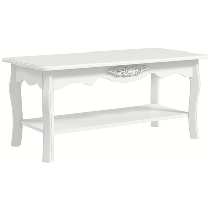 Coffee Table, 94Lx44Wx42H cm-White