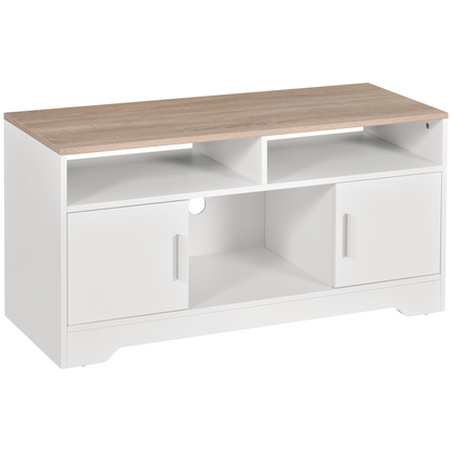 Home Office 42" TV Stand Storage Unit w/ Cabinets Shelves Living Room