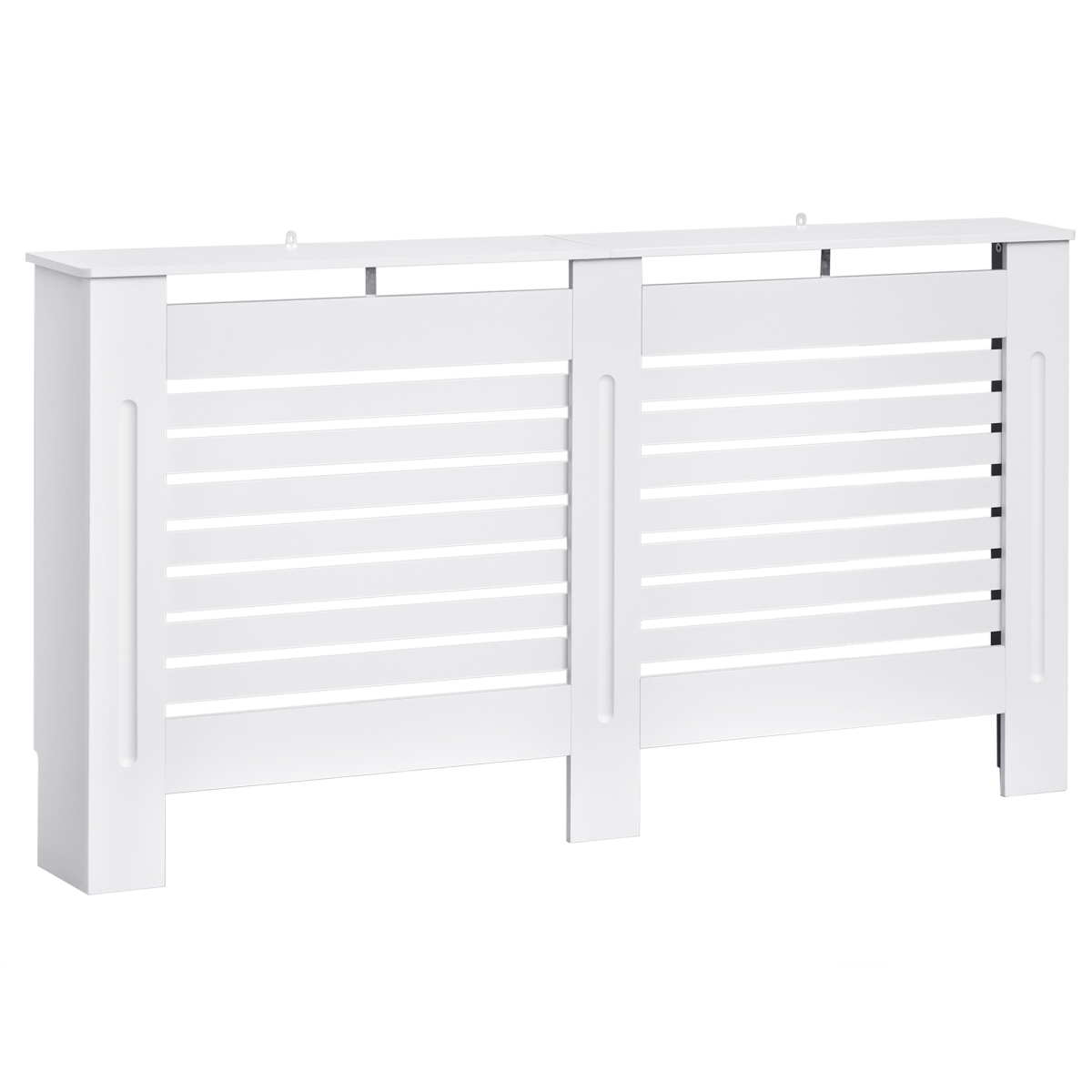 MDF Radiator Cover, 152 cm L-White