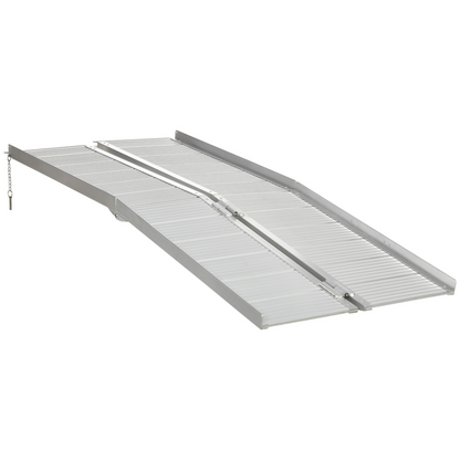 HOMCOM 183 x 72 cm Ramp Aluminum Folding Mobility Scooter Wheelchair Threshold