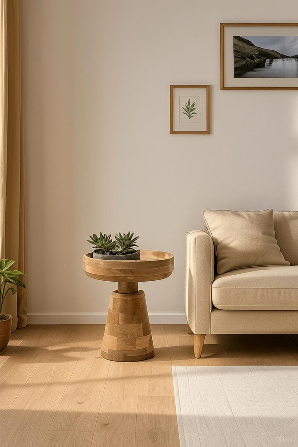 Merlin Mango Wood Bedside Table