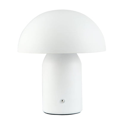 Modern Rechargeable Mushroom Table Lamp With Touch Dimmer
