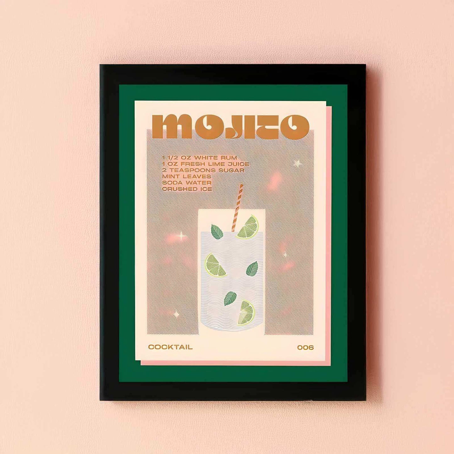 Mojito Cocktail Print