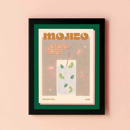 Mojito Cocktail Print