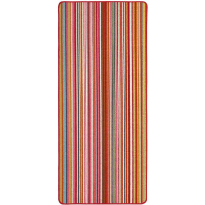 Candy Washable Runner Rug Stripe Design