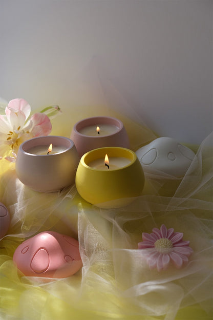 Mushroom Scented Candle - Handmade Jar