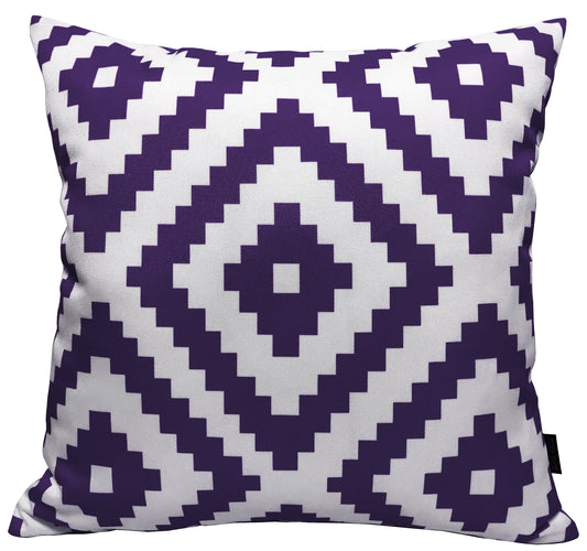 OLIVIA ROCCO Outdoor Scatter Cushion Covers Nairobi Purple 43 X 43 cm Waterproof Weather Resistant for Garden Patio Beach Indoor