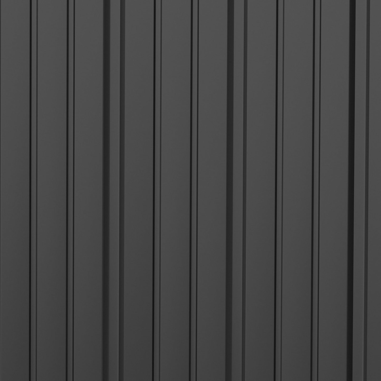 Outsunny 5.3 x 3.1ft Corrugated Steel Garden Shed - Black