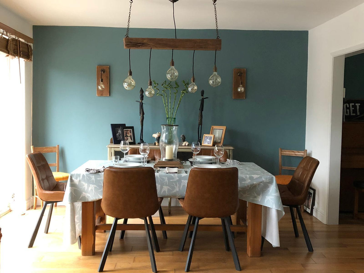 Oak Beam Chandelier | Rustic Kitchen Island & Dining Lighting UK