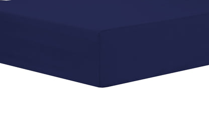 OLIVIA ROCCO Basics Fitted Sheet Indus Valley Cotton Linen Elasticated For Perfect Fit