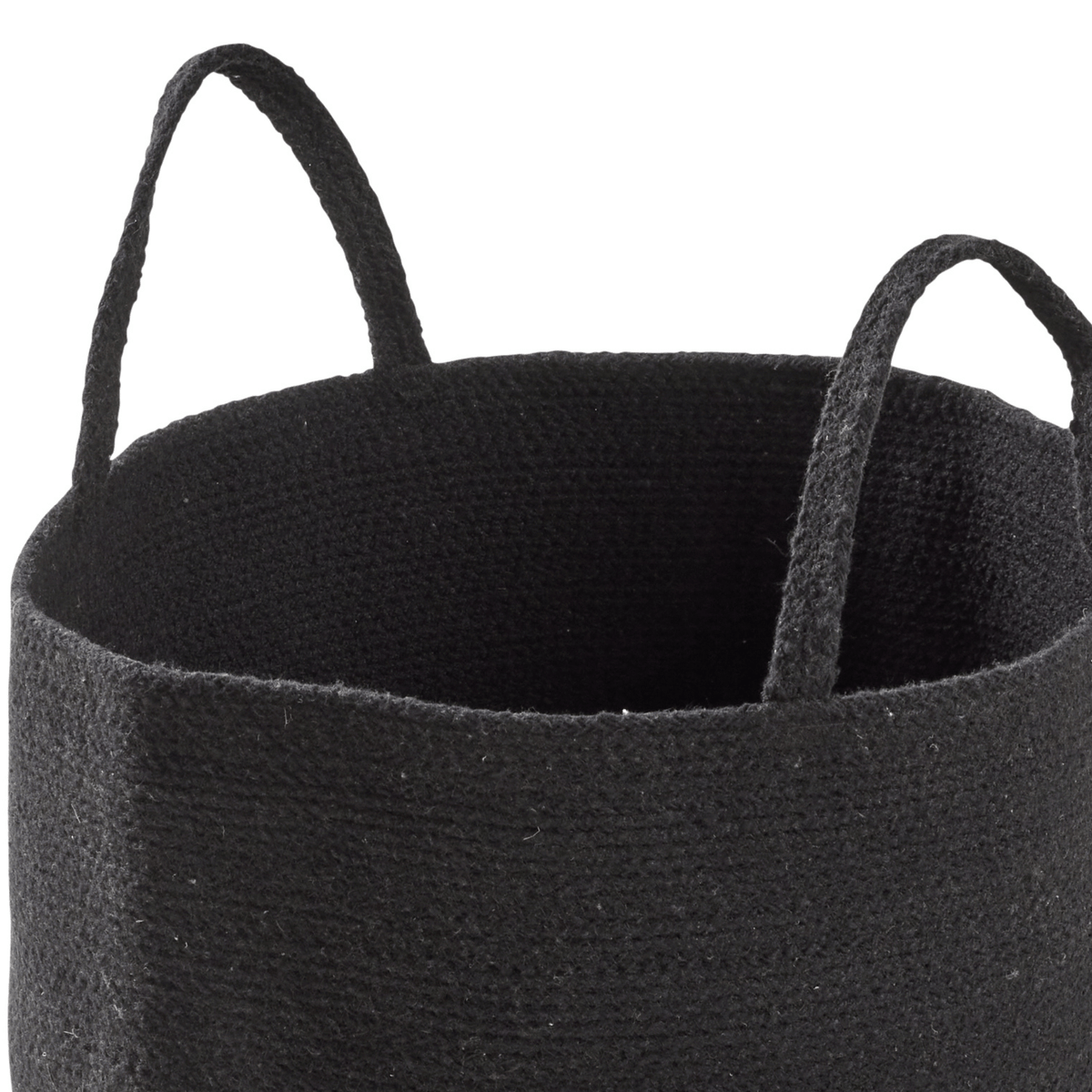OLIVIA ROCCO Large Woven Cotton Laundry Basket With Handles Durable Rope Storage Bin