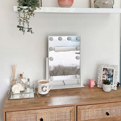 Olsen Hollywood Mirror White 47x37cm