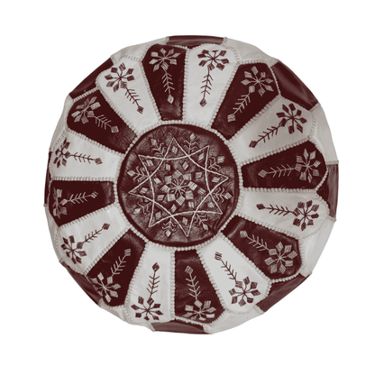 Leather Poufs Berber