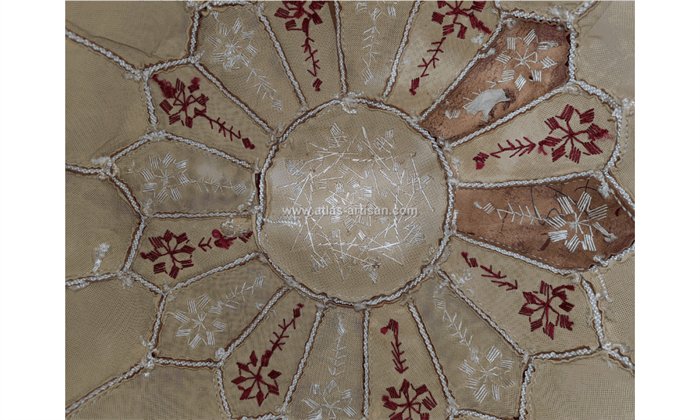 Leather Poufs Berber