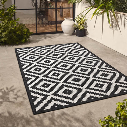 Ecology Outdoor Rug Black | 100bl