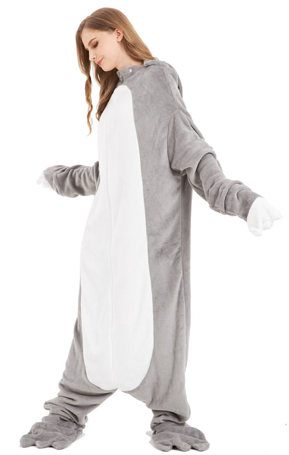 Oversized Koala Animal Wearable Blanket Hoodie Soft Fleece Hooded Blanket with Sleeves Warm Winter Loungewear by OLIVIA ROCCO