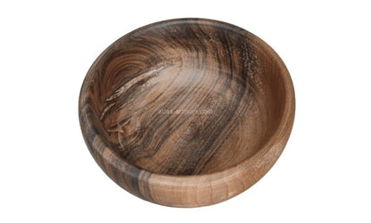 6 Bowls & 12 Ladles of Walnut