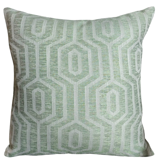 OLIVIA ROCCO Paris Cushion Covers Two Pack Modern Sage Green Decorative Square Scatter Cushions With Invisible Zipper For Sofa And Bed