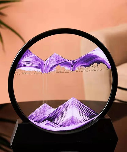 Creative  ornaments liquid decompression quicksand painting office desktop living room bedside table decorations birthday gift