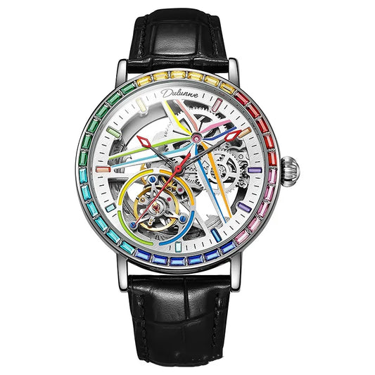 Sports Geometric Butterfly Double Snap Mechanical Watch Men's Watches