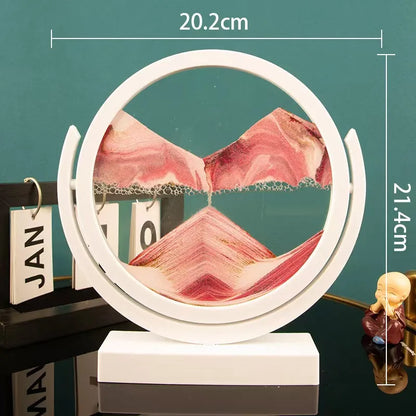 Creative  ornaments liquid decompression quicksand painting office desktop living room bedside table decorations birthday gift