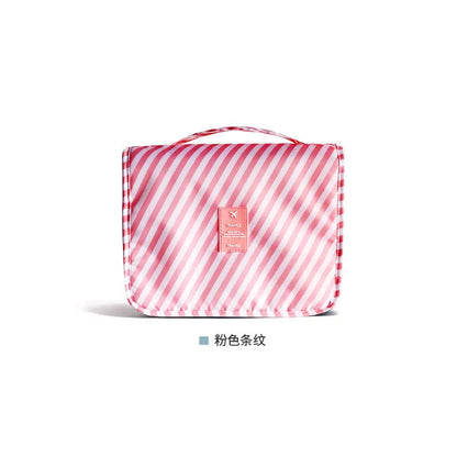 casual solid color oxford cloth toiletry bag