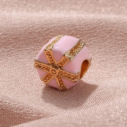 1 Piece 1*1*0.9cm Alloy Box Gift Box Beads