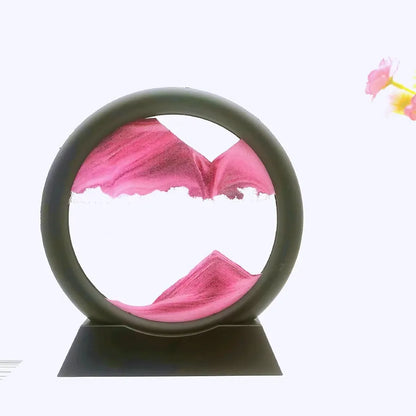 Creative  ornaments liquid decompression quicksand painting office desktop living room bedside table decorations birthday gift